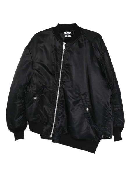  Black Comme Des Garçons Zip-up Bomber Jacket 