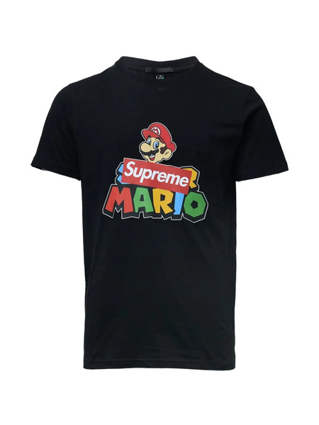  Black Score X Supreme Mario T-shirt 