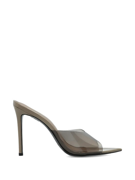  Black Suede Studio Bella Pointed-toe Sandals - Grey 