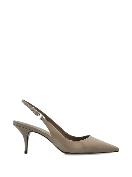  Black Suede Studio Branca Pointed-toe Heeled Pumps - Neutrals 