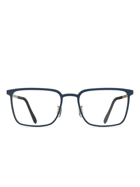  Blackfin Dover Rectangle-frame Glasses - Blue 