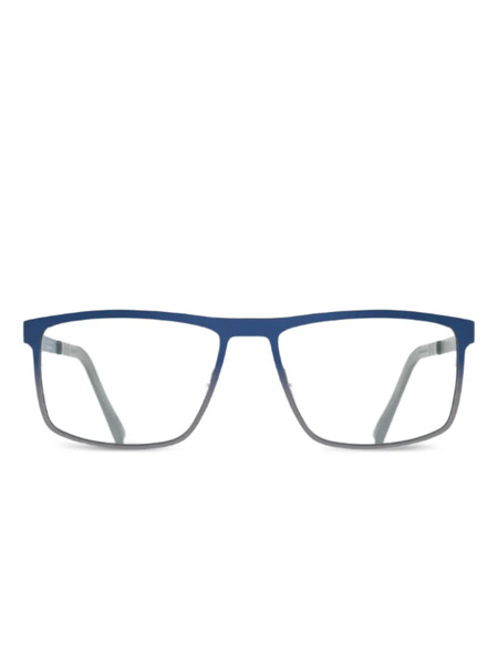  Blackfin Kingston Rectangle-frame Glasses - Blue 