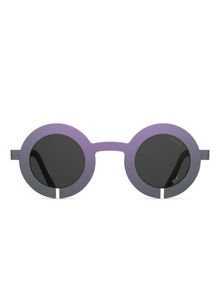  Blackfin Slot-r Round-frame Sunglasses - Purple 