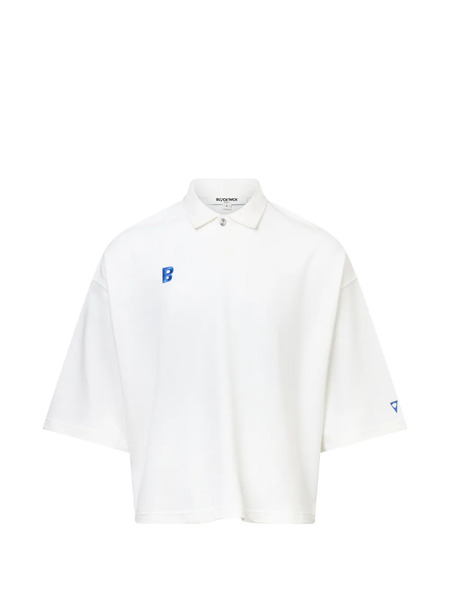  Blackjack Embroidered Polo Shirt - White 