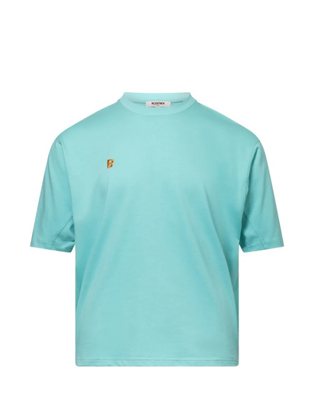  Blackjack Logo-initial Embroidery T-shirt - Blue 