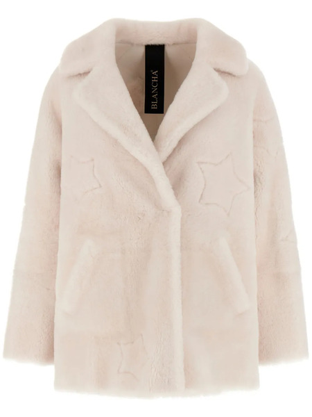  Blancha Shearling Jacket - White 