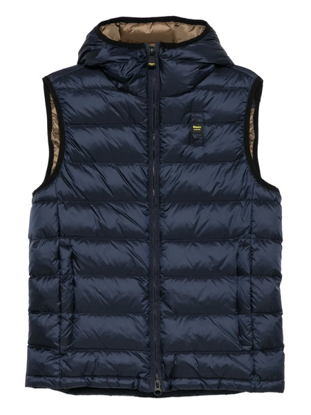  Blauer Arden Hooded Padded Gilet - Blue 