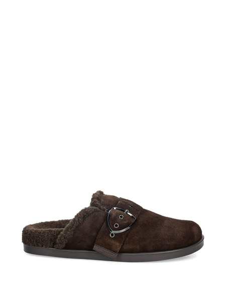  Blauer Buckle-strap Loafers - Brown 
