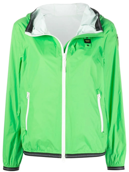  Blauer Contrast-trimmed Track Jacket - Green 