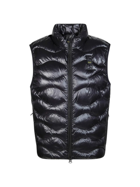  Blauer Danny Quilted Zip Gilet - Black 