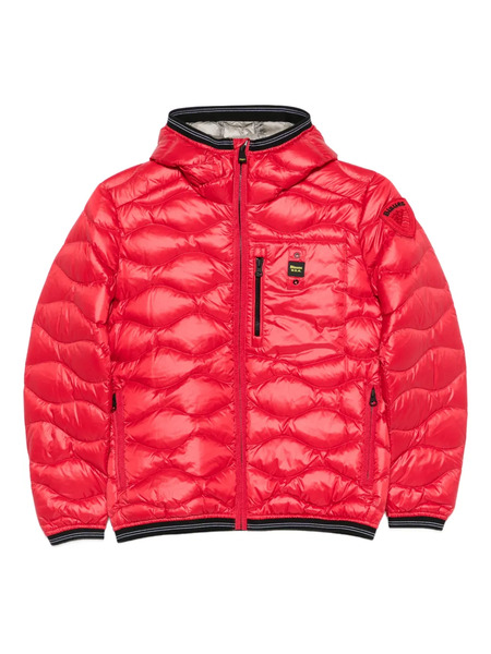  Blauer Hooded-quilted Jacket - Red 