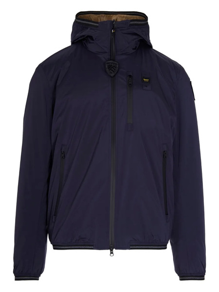  Blauer Hooded Zip-up Jacket - Blue 