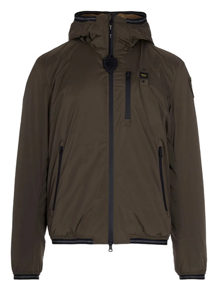  Blauer Hooded Zip-up Jacket - Green 