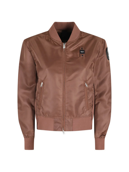  Blauer Laurie Zip Bomber Jacket - Brown 