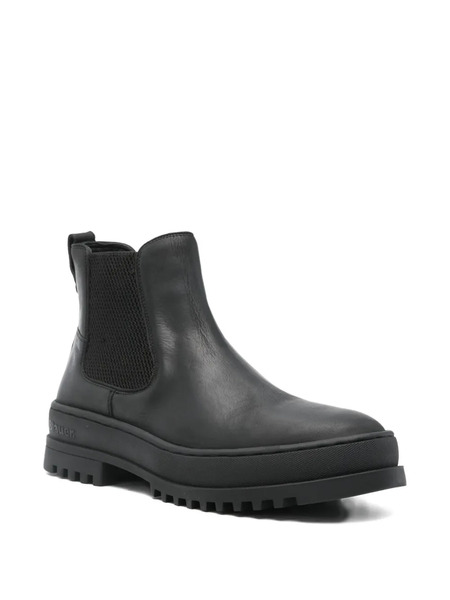  Blauer Leather Chelsea Boots - Black 