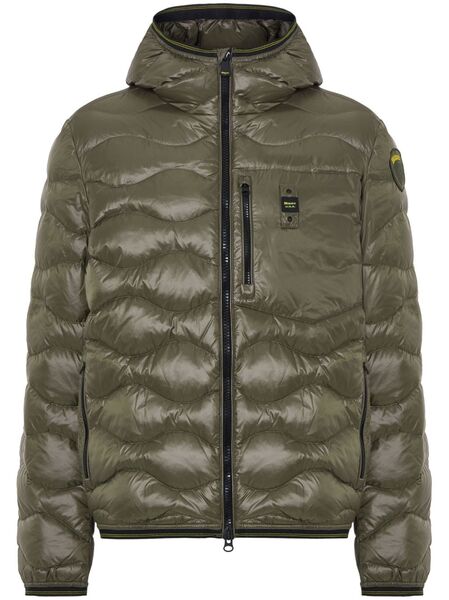  Blauer Logo-patch Padded Jacket - Green 