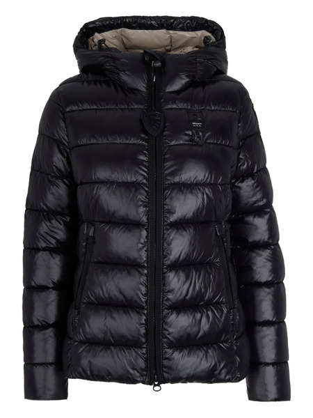  Blauer Logo-patch Puffer Jacket - Black 