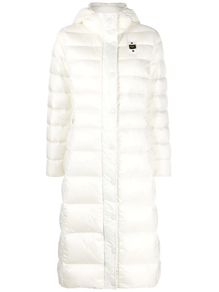  Blauer Padded-design Hooded Coat - Neutrals 