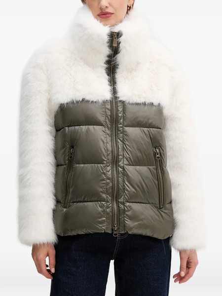  Blauer Panelled Jacket - White 