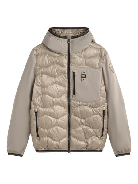  Blauer Quilted Hooded Jacket - Neutrals 