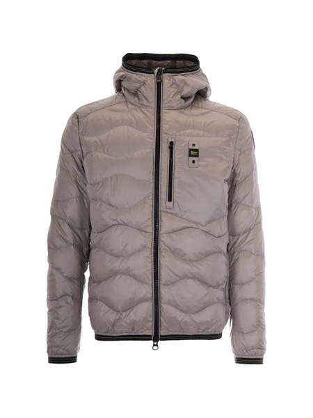  Blauer Quilted Hooded Jacket - Neutrals 