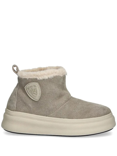  Blauer Suede Ankle Boots - Grey 