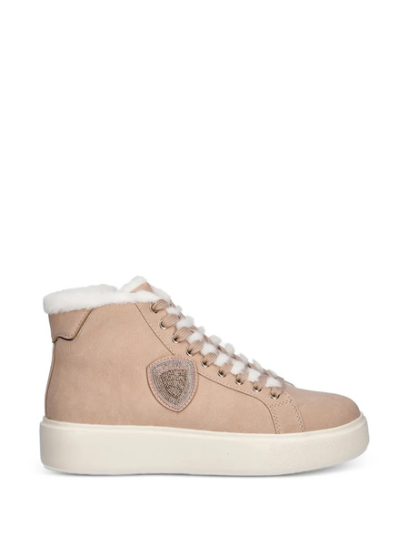 Blauer Venus06 Embellished High-top Sneakers - Neutrals 