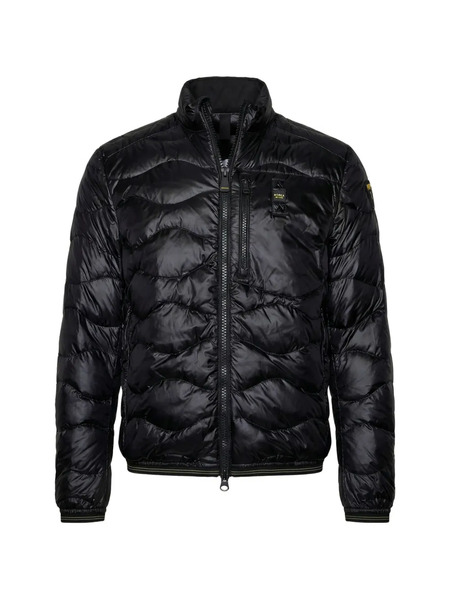 Blauer Zip Quilted Jacket - Black 