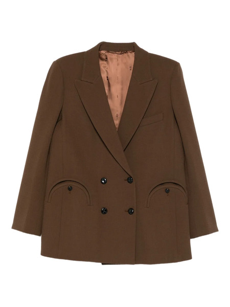  Blazé Milano Double-breasted Blazer - Brown 