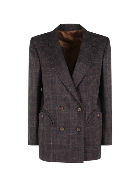  Blazé Milano Double-breasted Blazer - Brown 