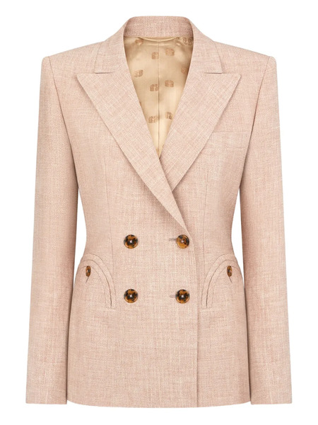  Blazé Milano Double-breasted Blazer - Neutrals 