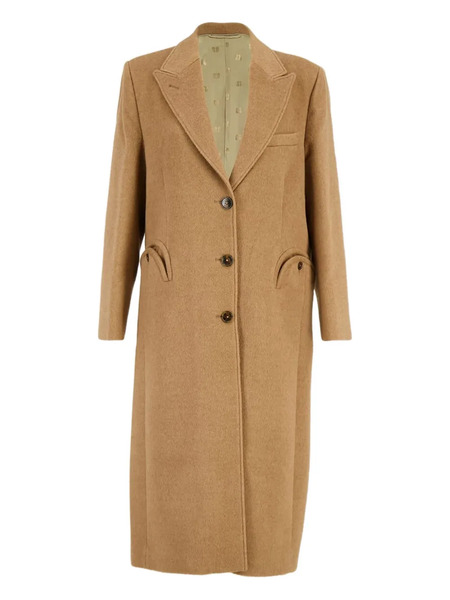  Blazé Milano Mylius Buttoned Coat - Brown 