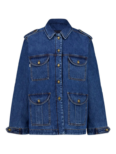  Blazé Milano Sahariana Denim Jacket - Blue 