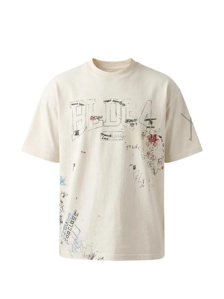  Bldg4 Graphic-print T-shirt - Neutrals 