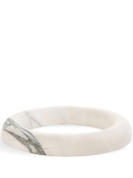  Bloc Studios Marmo Donuts Marble Ornament - White 