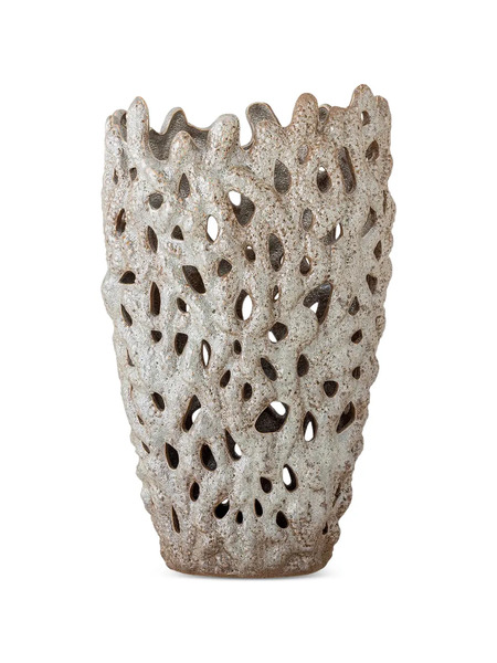  Bloomingville Eunice Openwork Vase - Grey 