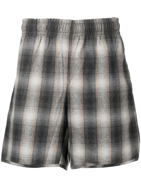  Blue Sky Inn Check Pattern Shorts - Grey 