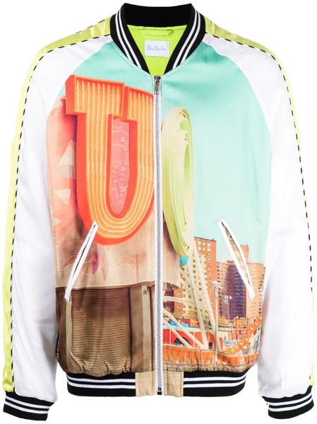  Blue Sky Inn Graphic-print Bomber Jacket - Multicolour 