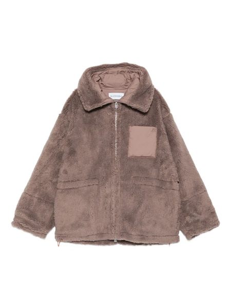  Bluemarble Faux-fur Zip Coat - Brown 