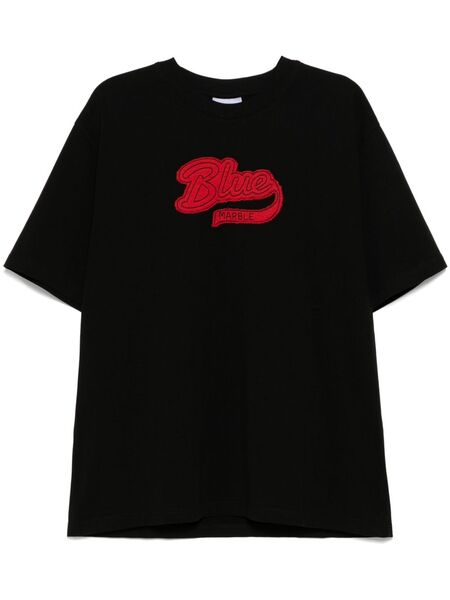  Bluemarble Logo Patch T-shirt - Black 