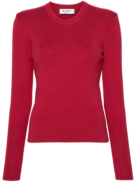  Blugirl Ribbed Sweater - Red 