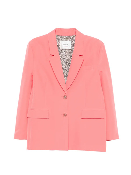  Blugirl Single-breasted Blazer - Pink 