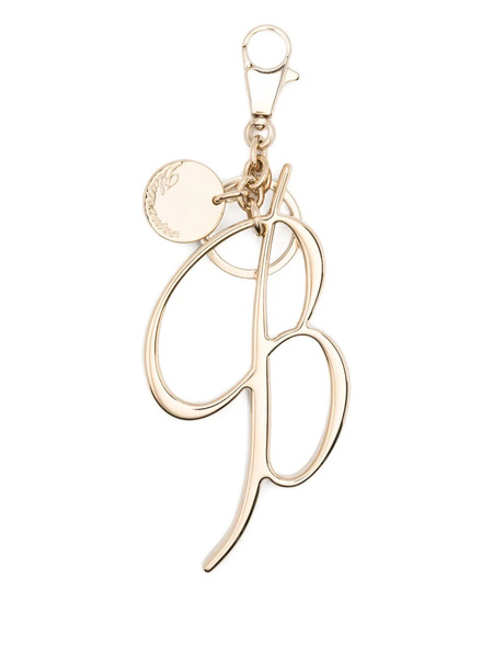  Blumarine B-charm Keychain - Gold 