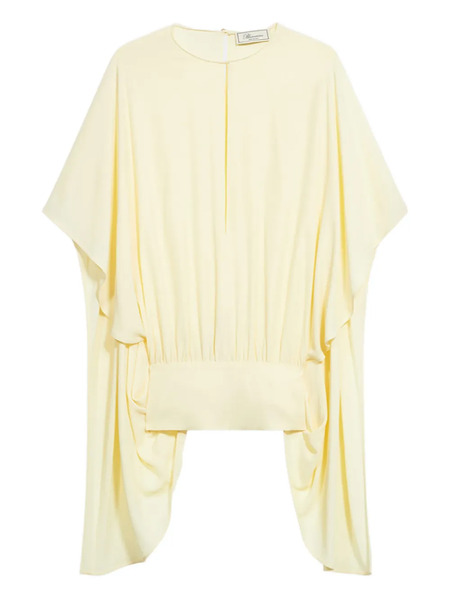  Blumarine Cap-sleeve Blouse - Yellow 