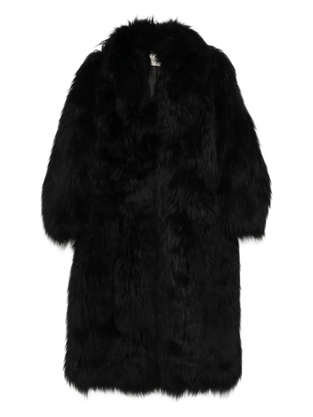  Blumarine Fur Coat - Black 