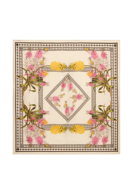  Blumarine Logo Print Scarf - Neutrals 