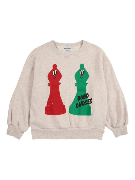  Bobo Choses Chess-piece Sweatshirt - Neutrals 