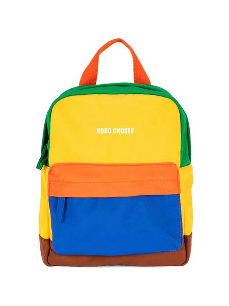  Bobo Choses Colour-block Backpack - Yellow 