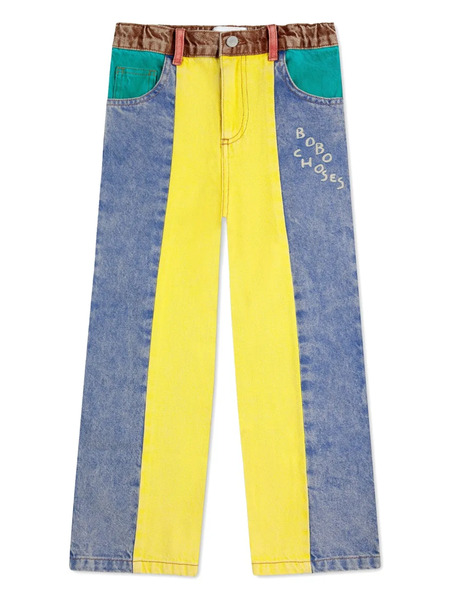  Bobo Choses Colour-block Jeans - Blue 