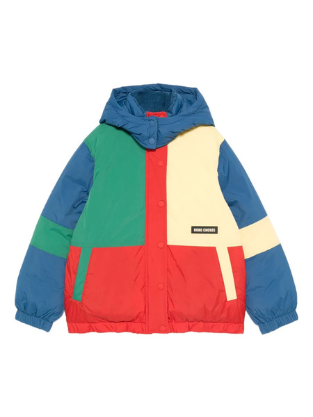  Bobo Choses Colour-block Padded Jacket - Red 